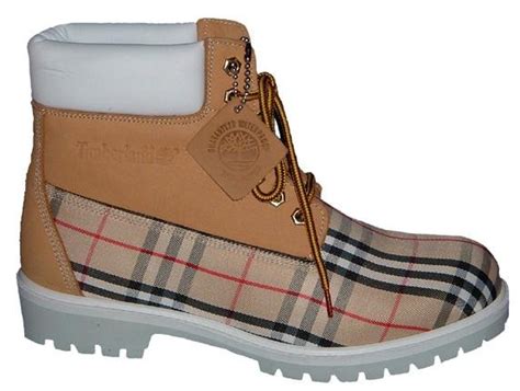 burberry timberland boots|burberry check back boots.